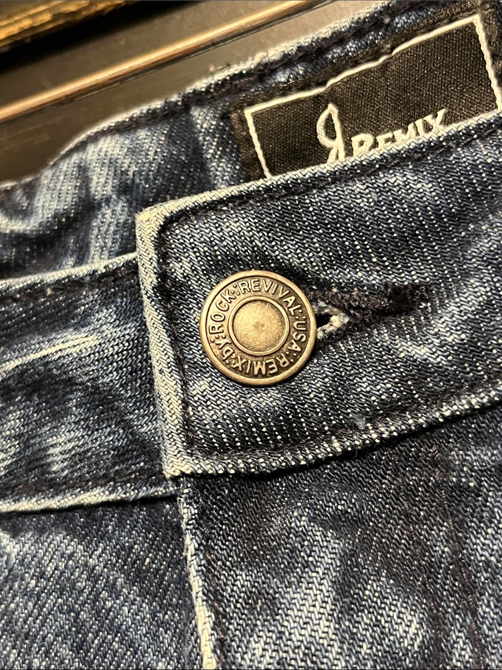 Remix By Rock Revival Distressed denim shorts size 29 - Picture 2 of 15